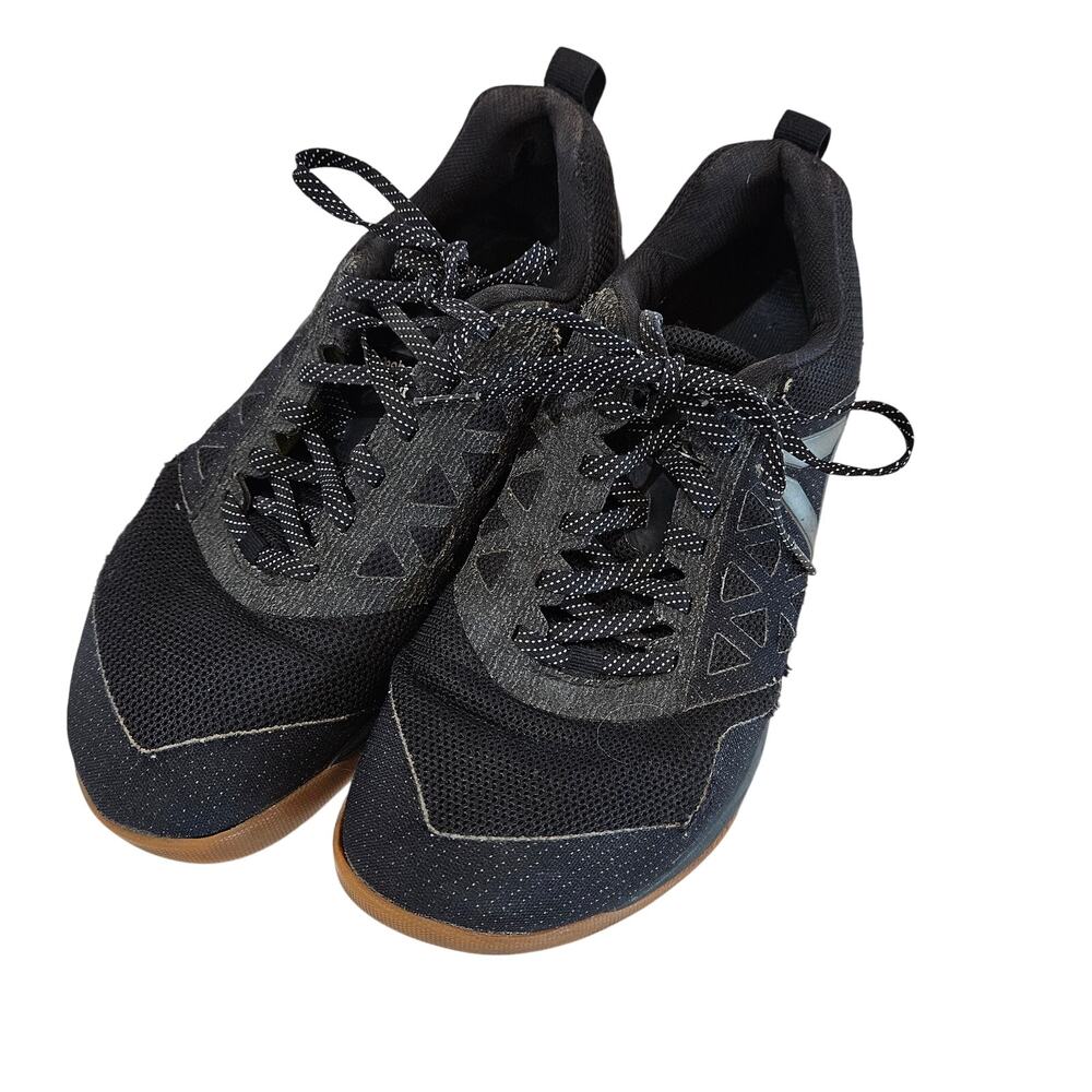 Women's Black Athletic Lace-Up Sneakers